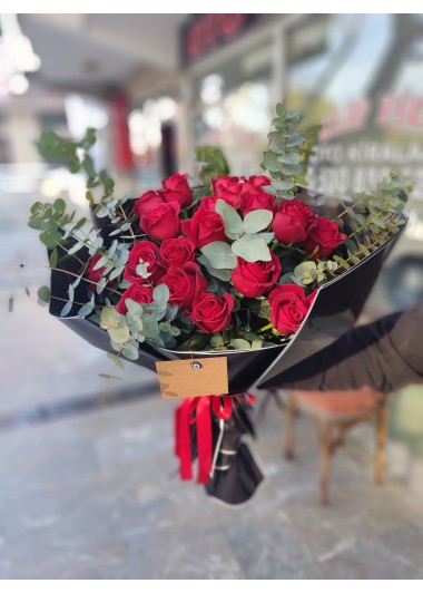 21 Adet Gül Buketi